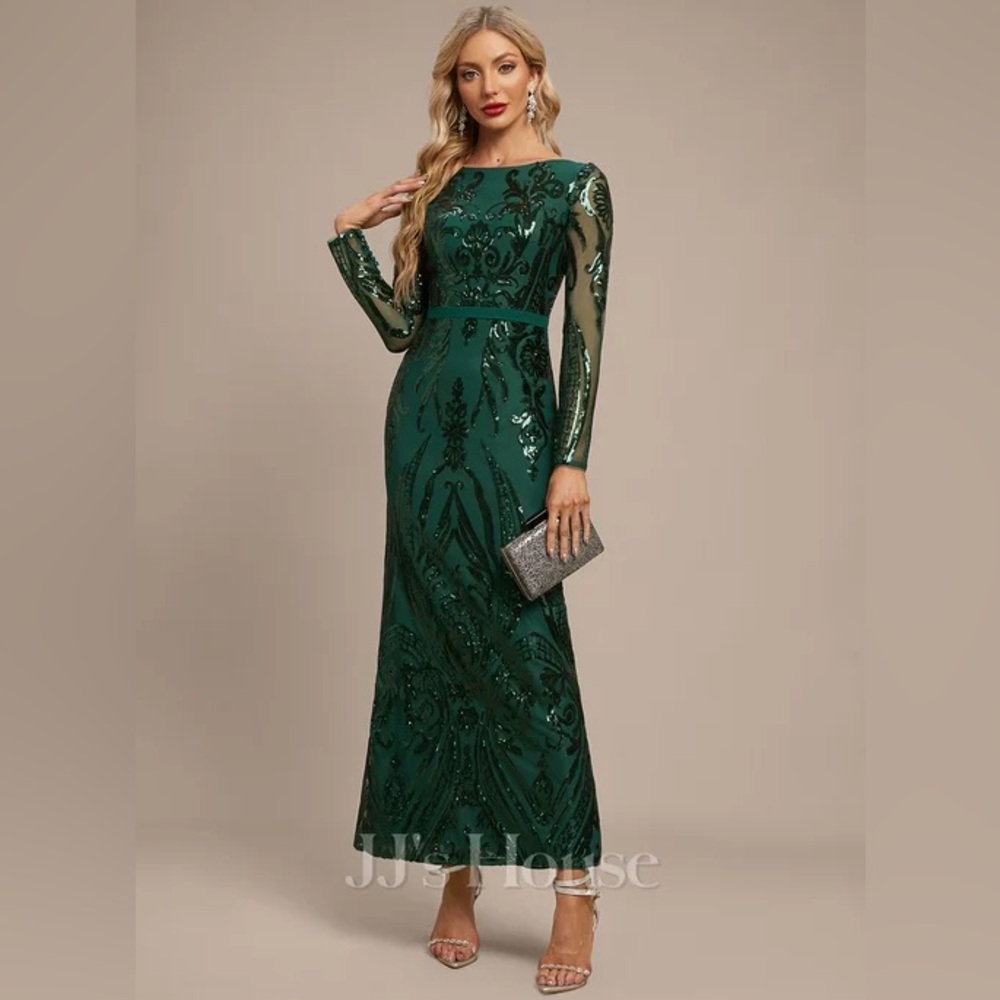 Elegant Green Mother of the Bride Dress